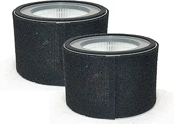 Nispira HS-1946 True HEPA Activated Carbon Pre-Filter Replacement For Crane Air Purifier EE-5068 | Removes Smoke, Dust, VOCs | 2 Packs