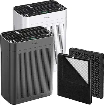 True 13 HEPA Filter Replacement Compatible with MK-AP01 / K2 / AP300 Air Purifier, H13 Grade, High Efficiency Replacement Filters for Pollen, Smoke, Dust, Pet Dander (2 Pack)