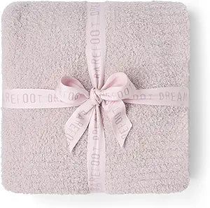 Barefoot Dreams CozyChic Throw, Pale Lilac, 54"x72"