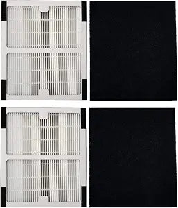Replacement Idylis Air Purifier Filter B - 2 Pack Hepa & Carbon Filter Set for Idylis Air Purifiers Idylis IAP-10-125,IAP-10-050,IAP-10-150,AC-2125,AC2126,AC-2126 Model # IAF-H-100B