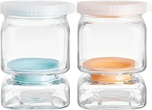 Glass Pickle Jar with Strainer Flip,46 FL OZ Pickle Flip Jar,pickle container with strainer for olives, pickles, gherkins, jalapeos and other pickled foods-Dishwasher Safe