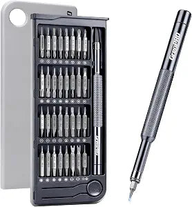 GRENPROM 65-in-1 Precision Screwdriver Set, Magnetic S2 Alloy Steel Bits