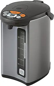 Zojirushi Micom Water Boiler and Warmer (135 oz. / 4L, Silver)