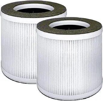 Nispira VK-6067B Filter Replacement for Vremi/Kokeki Air Purifier 3-in-1 True HEPA Activated Carbon, 2 Packs