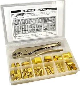 Superior RK-26 1/4" Hose Repair Kit Western with C-5 Crimping Tool