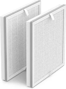 E-300L Replacement Filter Compatible with MOOKA E-300L Air Purifier, 3-in-1 Filtration System, 2 Pack