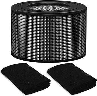 10500 True HEPA Filter Replacement Kit Compatible with Honey-well 10500 (EV-10) 17000 17000-S 17005 Air Cleaner Purifiers, Part Number 20500 (1 HEPA + 2 Carbon Pre-Filter)