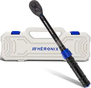3/8-Inch Drive Click Torque Wrench, 550 Ft-Lb (6.867.8 Nm) 3% Accuracy, Loud Click, Dual Scale, 72-Tooth Mini Torque Wrench for Bike, Motorcycle, Car & Spark Plug Maintenance