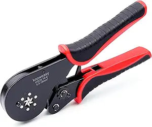 Hexagonal Ferrule Crimping Tool,Knoweasy 16-6 Ferrules Crimp Tool and Hexagonal Wire Ferrule Crimper Used for 30-5 AWG/0.5-16mm Cable End Sleeves