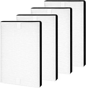 F2 True HEPA Filter Replacement, Compatible with 3M Filtrete Room Air Purifier Models FAP-C02WA-G2, FAP-C03BA-G2, FAP-T03BA-G2, FAP-SCO2N, Compare to #FAPF-F2-O, 4Pack