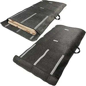 Table Leaf Storage Bag Padded 2 Pack, 2025 Upgraded Thick Felt Dining Table Leaf Cover for Storage, 51x24in Adjustable Heavy Duty Table Leaf Bag Protector, Fit 48 x 20 inches Leaves