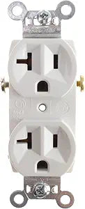 Pass & Seymour Legrand CR20-W Spec Grade Receptacle, 20A, 125V, White (10 Pack)