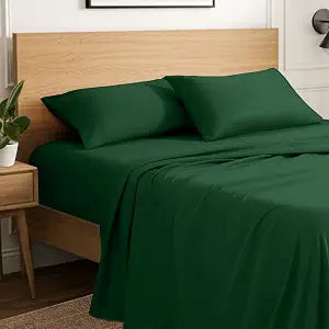 Ivy Union Microfiber Sheet Set (Twin XL, Forest Green)