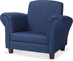 Melissa & Doug Denim Fabric Childs Armchair (Kids Furniture, 23L x 17.5W x 18.3H) Children's Furniture, Child's Reading Chair, Chairs for Toddlers, Oversized Kid's Armchair
