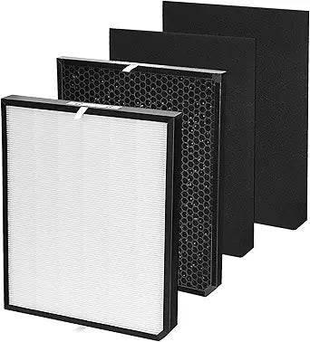 Filters Replacement Set for AD3500 Compatible with AD3500, 3500i Air Purifier Paper Frame Replacement Filter 4-Pack