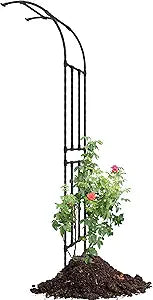 BUKLIYN Half Sided Arch Against The Wall Garden Trellis - Garden Arch Arbor Trellis for Climbing Plants Outdoor - Garden Arch for Home Yard and Garden