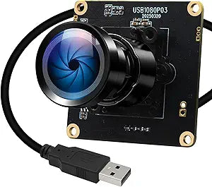 Starvis USB Camera Module 0.0001Lux Ultra Low Light H.264 HDR 1080P Security Webcam Module with 110° Wide Angle Lens Plug and Play for Linux Windows Raspberry Pi