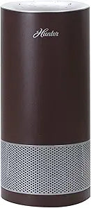 Hunter HP450UV Round Air Purifiers for Home, True HEPA Air Purifier Tower for Pets, Odors, Allergens, Smoke, Dust, VOC's. HEPA Air Purifiers for Bedroom and Small Room. Bronze