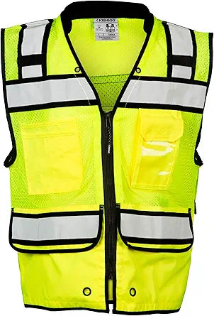 Kishigo Unisex High Visibility Reflective High Performance Surveyors Vest S5004