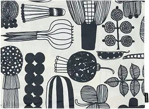 MARIMEKKO Puutarhurin Parhaat Placemat Refine Your Dining Room with Our Iconic Table Decor Stylish, Colorful Placemats to Elevate Your Dining Experience (12 in x 16 in)