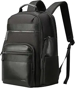 BOPai 30L Travel Backpack for Men Business Laptop Backpack 15.6 inch Computer bagpack with USB Charging Water-Resistant Rucksack Black