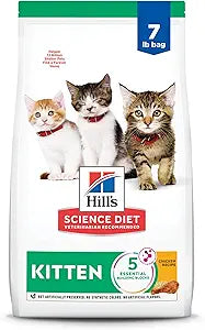 Hill's Science Diet Kitten Dry Cat Food, Chicken, 7 lb. Bag
