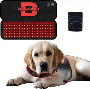 Vicmama Red Light Therapy Belt for Pets,Portable Wearable Red Light Therapy Device for Dogs Pain Relief Tissue Repair Muscle & Joint Pain
