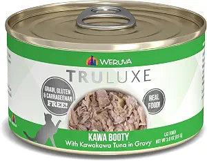 Weruva Truluxe Cat Food, Kawa Booty with Kawakawa Tuna in Gravy, 3oz Can, Pack of 24