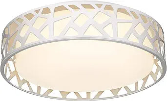 Flush Mount Ceiling Light Fixture,15W 1600 Lumens LED Ceiling Lights, Dimmable 3000K Warm White Light Fixtures Ceiling Mount for Bedroom, Kitchen, Hallway, Stairways