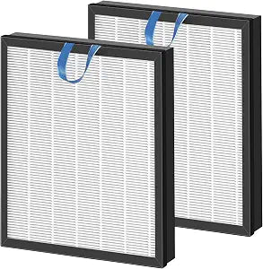Vital 200S Replacement Filter Compatible with Levoit Vital 200S & Vital 200S-P Air Purifier, High-Efficiency Activated Carbon Filter, Vital 200S-RF LRF-V201-WUS, 2 Pack, White