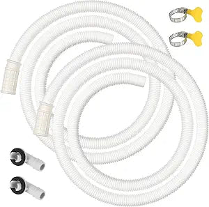 2 Pcs 5 ft Portable Air Conditioner Drain Hose, Mini Split AC Drain Hose