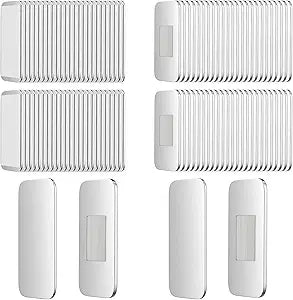 Jiayi No Drill Cabinet Door Magnets, 50 Pack Magnetic Drawer Closure with Ultra Thin Adhesive Catch, Stainless Steel Magnetic Hardware for Kitchen, Pantry, Keep Cabinets Closed Securely, Easy Install