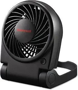 Honeywell HTF090B Turbo On-the-Go Personal Fan, Black Small Portable Fan for Travel