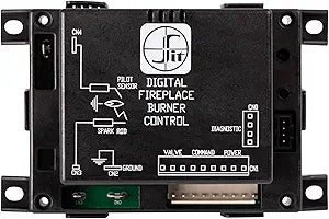 Allparts Equipment & Accessories 7211-101 Proflame 1 Series Digital Fireplace Burner (DFC) Control Module with 9-Pin Connector Electronic Ignition Module (IPI) and Preset Flame Failure Response Time