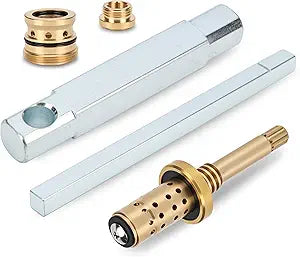 Temptrol Rebuild Kit Compatible with Symmons Shower Valves Include TA-10 Flow Control Spindle Assembly T-35A/B Seat Removal Tools TA-4 Hot and Cold Seats Replace TA-10 TA-4 T-35A/B