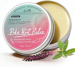 Poke Root and Castor Oil Salve, 4.23 oz