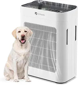 Dr.Prepare Air Purifier for Home Large Room Up to 3,000 ft┬▓, with Dual-Sided Washable Pre-Filter, Pet Mode, PM 2.5 Display, Filters Up to 99.97% of Particles, Pollen, Smoke, for Bedroom, Office
