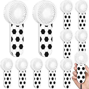 VIHOSE 12 Pcs Soccer Party Favors Soccer Handheld Fan Bulk for Game Supply