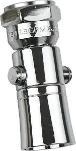 LDR Industries 520 1100CP-18 Water Saving Showerhead with Push Button Flow Control, Chrome Plated Brass