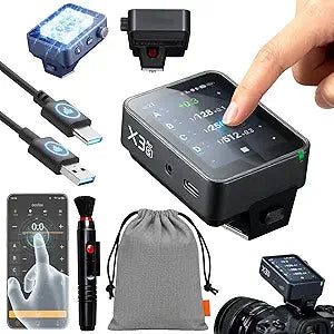GODOX X3 PRO S X3PRO TTL Wireless Flash Trigger for Sony with Bluetooth Integration & APP Control Touch Screen 2.4GHz Wireless X System Pro Shooting Modes Shutter Control Fast Charging