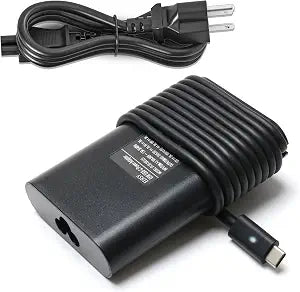 65W USB-C Laptop Charger for Dell Latitude Series 2-in-1, XPS 12 13