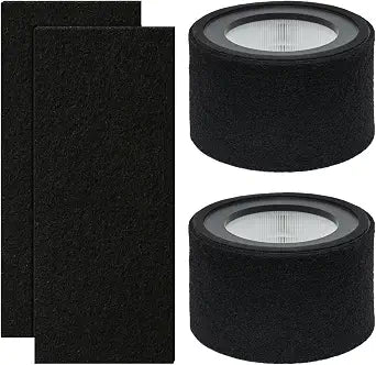 EE-5068 Filter Replacement, Compatible with Crane EE-5068 and Etery jt-8115m Air Purifiers, Part# HS-1946, 2 Pack