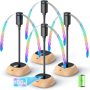 Edvision Rechargeable Fly Fans for Tables Outdoor Food Fan with LED Display