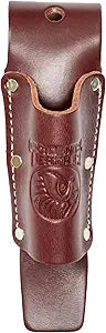 Occidental Leather Tapered Tool Holster - OxyRed - Fits Up to a 3" Belt - Compact, All-Leather Construction - Made in USA