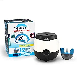 Thermacell E-Series Rechargeable Mosquito Repeller with 20 Mosquito Protection Zone; Bug Spray Alternative; Scent Free