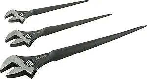 Titan 223 Adjustable Construction Spud Wrench, 3-Pc Set