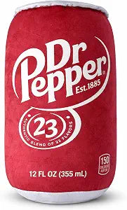 Dr Pepper Pillow Soda Can Plush Pillow, Funny Gag Gift for Men & Women, Soft Decorative Cushion for Bedroom, Living Room & Couch
