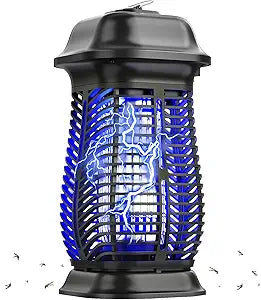 Bug Zapper, Electric Mosquito Zapper Outdoor, Fly Traps Indoor Outdoor, Flying Insects Zapper, Mosquito Killer Indoor 85-120V, 4200V, ABS Plastic Outer (Black)