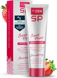 Dr. Jen Super Paste Toothpaste, 10% Nano Hydroxyapatite, Dentist Designed