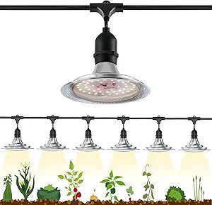 Outdoor Grow Light, Greenhouse String Grow Light, Waterproof Plant Growing Lamps, UL Certified LED Grow Lights for Greenhouse Garden, 21.3FT Full Spectrum Grow Light for Veg Seedling Flower